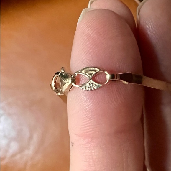 Minimalist Solid 14k Gold “Snake Chain” Herringbone Necklace - Picture 2 of 4